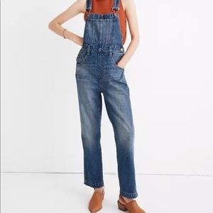 Madewell straight leg overalls Elmridge wash